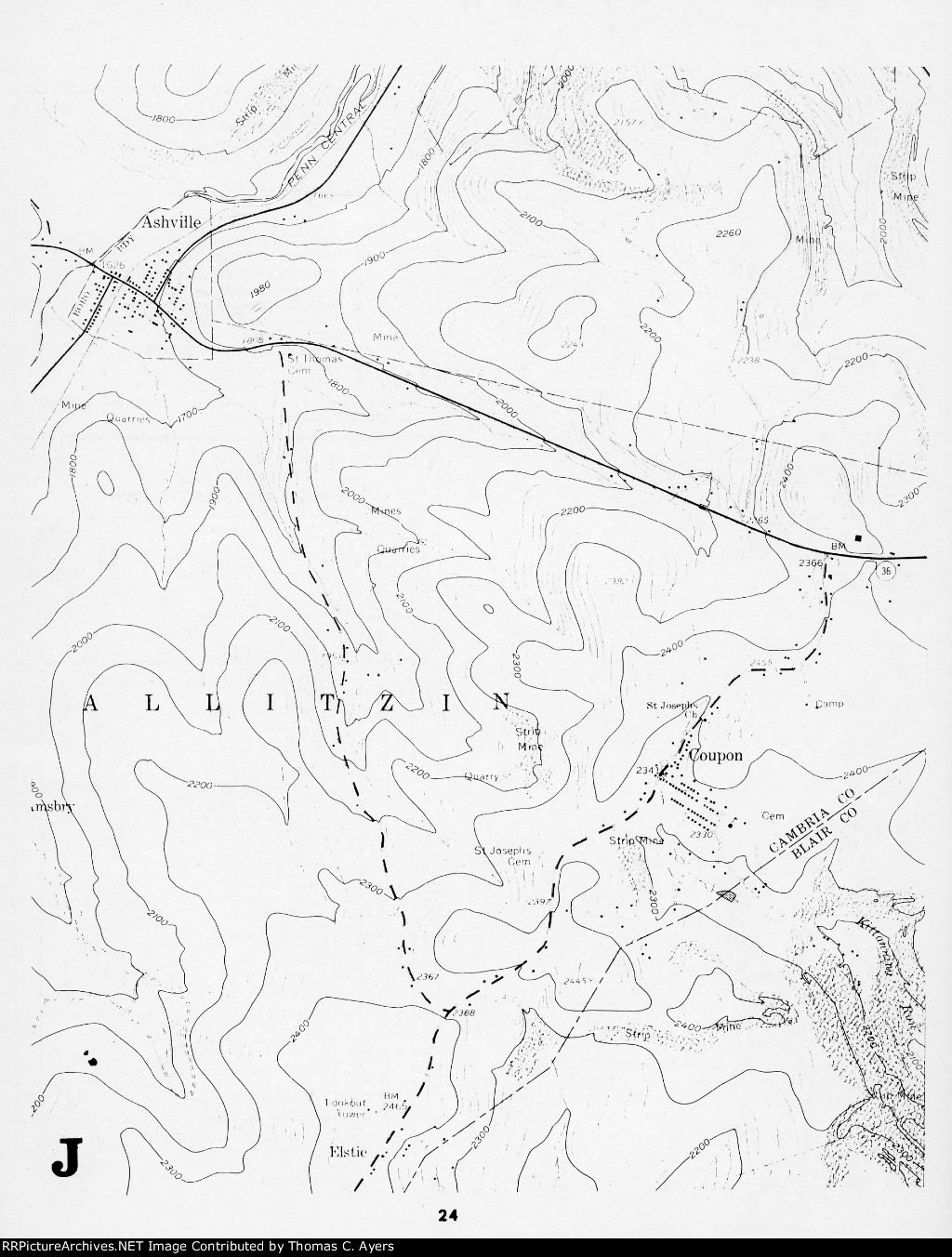 "Rail Guide To The Horseshoe Curve," Page 24, 1976